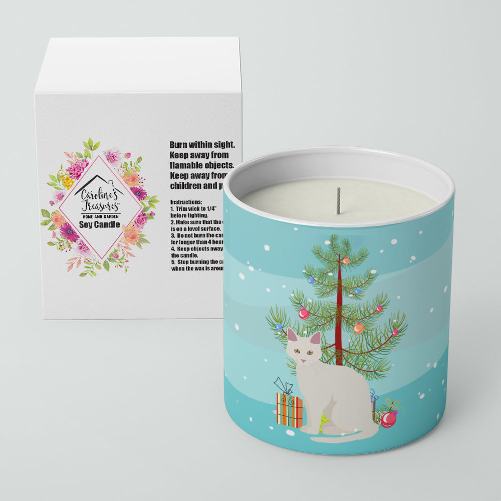 Aphrodite Giant Cat Christmas Decorative Soy Candle Nature Soy Wax Essential Oil Home Decor Ideal for Bedroom Kitchen Bath Office Gift, 10 oz