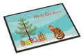 Bengal Cat Christmas Doormat Indoor Outdoor 24H X 36W Front Door Mat Rugs for Entryway, Non Slip Washable Low Pile,