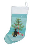 Devon Rex Cat Christmas Holiday Stocking Double-Sided Print, Polyester Suede,11x18, Made in USA