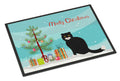 Foldex Exotic Fold Cat Christmas Doormat Indoor Outdoor 24H X 36W Front Door Mat Rugs for Entryway, Non Slip Washable Low Pile,