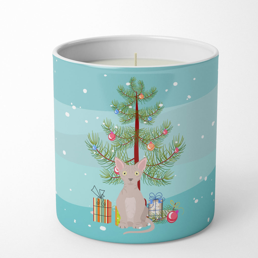 Minskin Cat Christmas Decorative Soy Candle Nature Soy Wax Essential Oil Home Decor Ideal for Bedroom Kitchen Bath Office Gift, 10 oz