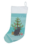 Nebelung Cat Christmas Holiday Stocking Double-Sided Print, Polyester Suede,11x18, Made in USA