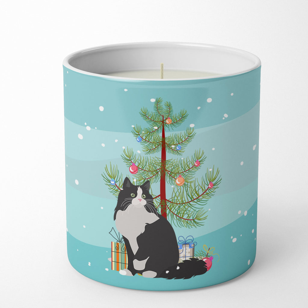 Ragamuffin Cat  Christmas Decorative Soy Candle Nature Soy Wax Essential Oil Home Decor Ideal for Bedroom Kitchen Bath Office Gift, 10 oz