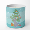 Russian Blue Cat Christmas Decorative Soy Candle Nature Soy Wax Essential Oil Home Decor Ideal for Bedroom Kitchen Bath Office Gift, 10 oz