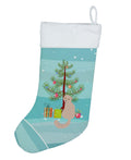 Scottish Fold Cat Christmas Holiday Stocking Double-Sided Print, Polyester Suede,11x18, Made in USA