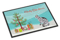 Serengeti Cat Christmas Doormat Indoor Outdoor 18H X 27W Front Door Mat Rugs for Entryway, Non Slip Washable