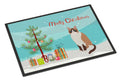 Snowshoe Cat Christmas Doormat Indoor Outdoor 18H X 27W Front Door Mat Rugs for Entryway, Non Slip Washable