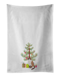 Snowshoe Cat Christmas Kitchen Towel Set of 2 White Dish Towels Decorative Bathroom Hand towel for Hand, Face, Hair, Yoga, Tea, Dishcloth, 19 X 28", White