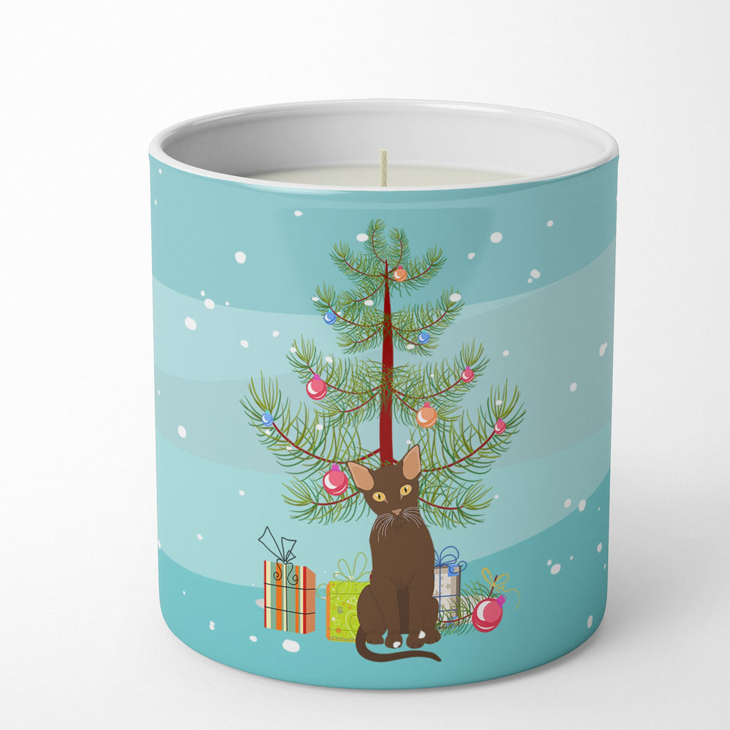 Suphalak Cat Christmas Decorative Soy Candle Nature Soy Wax Essential Oil Home Decor Ideal for Bedroom Kitchen Bath Office Gift, 10 oz