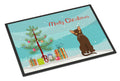 Suphalak Cat Christmas Doormat Indoor Outdoor 18H X 27W Front Door Mat Rugs for Entryway, Non Slip Washable