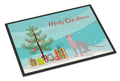 Ukrainian Levkoy Cat Christmas Doormat Indoor Outdoor 24H X 36W Front Door Mat Rugs for Entryway, Non Slip Washable Low Pile,