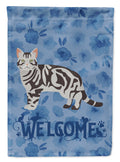 American Shorthair #1 Cat Welcome House Flag 28x40 Porch Sleeve Pole Decorative Outside Yard Banner Artwork Wall Hanging, Polyester