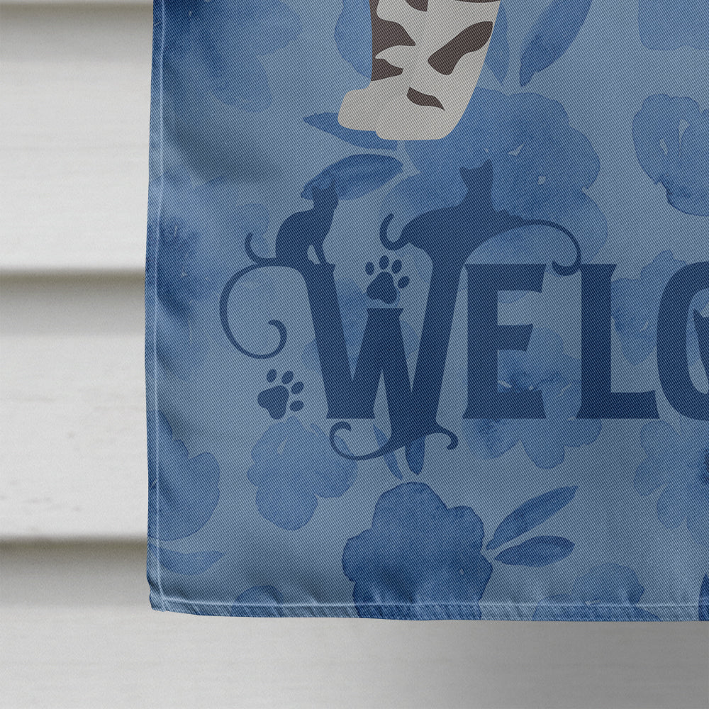 American Shorthair #1 Cat Welcome House Flag 28x40 Porch Sleeve Pole Decorative Outside Yard Banner Artwork Wall Hanging, Polyester