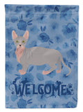 Bambino #1 Cat Welcome House Flag 28x40 Porch Sleeve Pole Decorative Outside Yard Banner Artwork Wall Hanging, Polyester