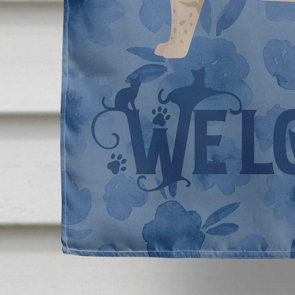 Bengal #1 Cat Welcome House Flag 28x40 Porch Sleeve Pole Decorative Outside Yard Banner Artwork Wall Hanging, Polyester