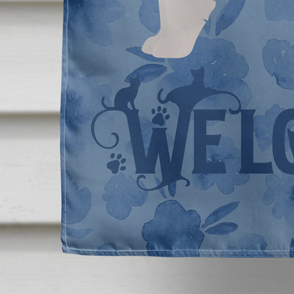 Exotic Shorthair #2 Cat Welcome House Flag 28x40 Porch Sleeve Pole Decorative Outside Yard Banner Artwork Wall Hanging, Polyester