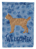 Highlander Lynx #1 Cat Welcome House Flag 28x40 Porch Sleeve Pole Decorative Outside Yard Banner Artwork Wall Hanging, Polyester