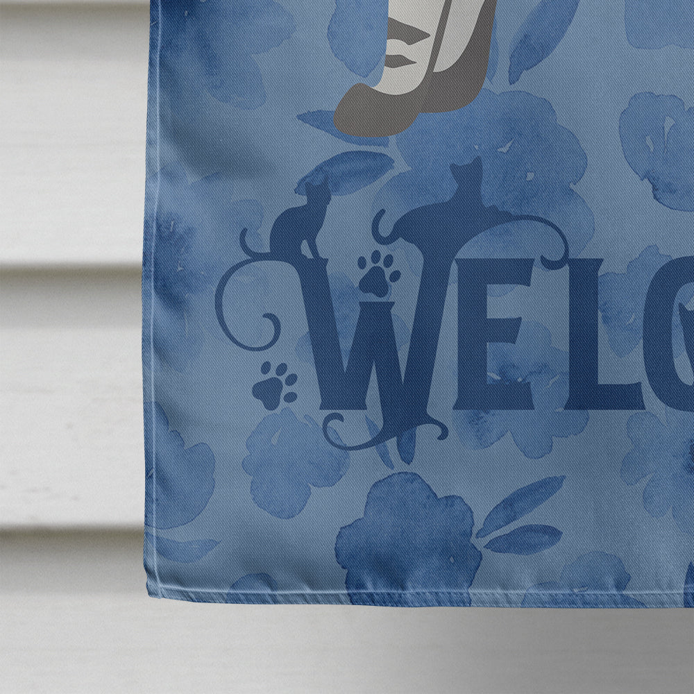 Highlander Lynx #2 Cat Welcome House Flag 28x40 Porch Sleeve Pole Decorative Outside Yard Banner Artwork Wall Hanging, Polyester