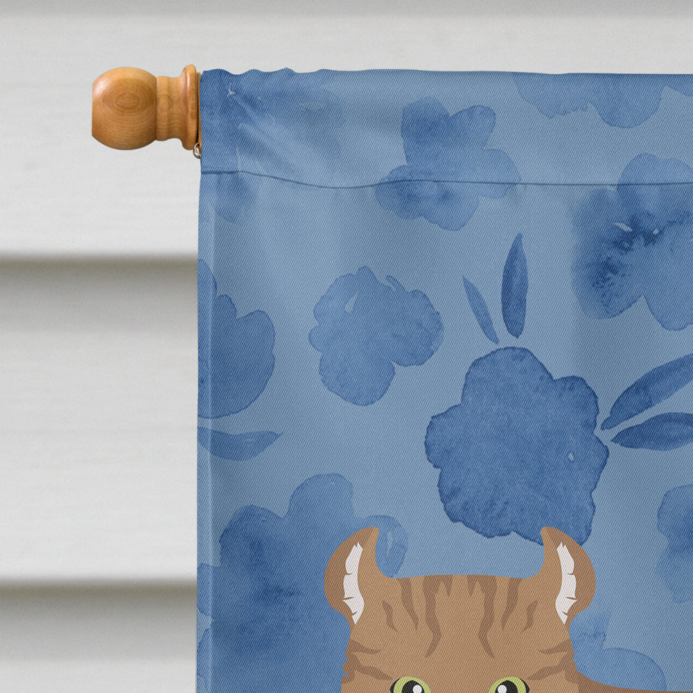 Highlander Lynx #3 Cat Welcome House Flag 28x40 Porch Sleeve Pole Decorative Outside Yard Banner Artwork Wall Hanging, Polyester