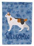 Korean Bobtail Cat Welcome House Flag 28x40 Porch Sleeve Pole Decorative Outside Yard Banner Artwork Wall Hanging, Polyester