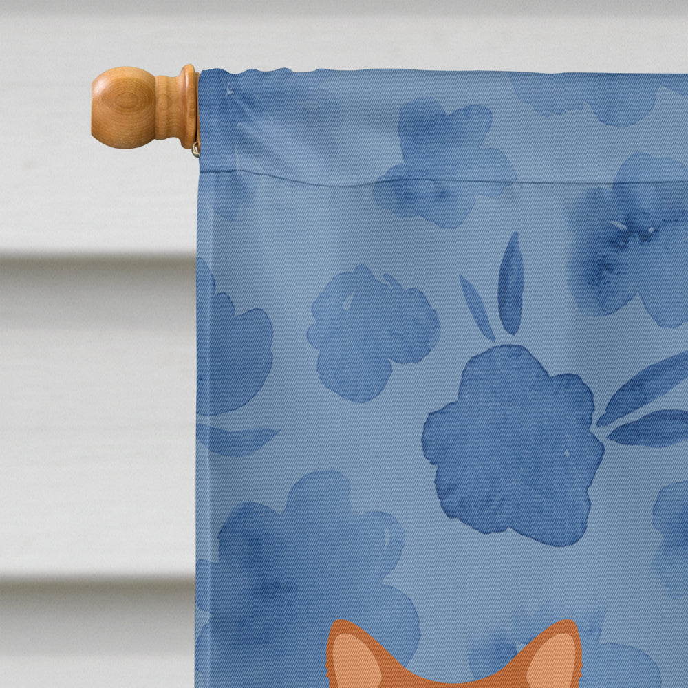 La Perm #2 Cat Welcome House Flag 28x40 Porch Sleeve Pole Decorative Outside Yard Banner Artwork Wall Hanging, Polyester