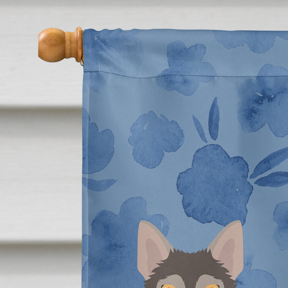 Lykoi #1 Cat Welcome House Flag 28x40 Porch Sleeve Pole Decorative Outside Yard Banner Artwork Wall Hanging, Polyester