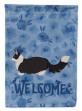 Napoleon #2 Cat Welcome House Flag 28x40 Porch Sleeve Pole Decorative Outside Yard Banner Artwork Wall Hanging, Polyester