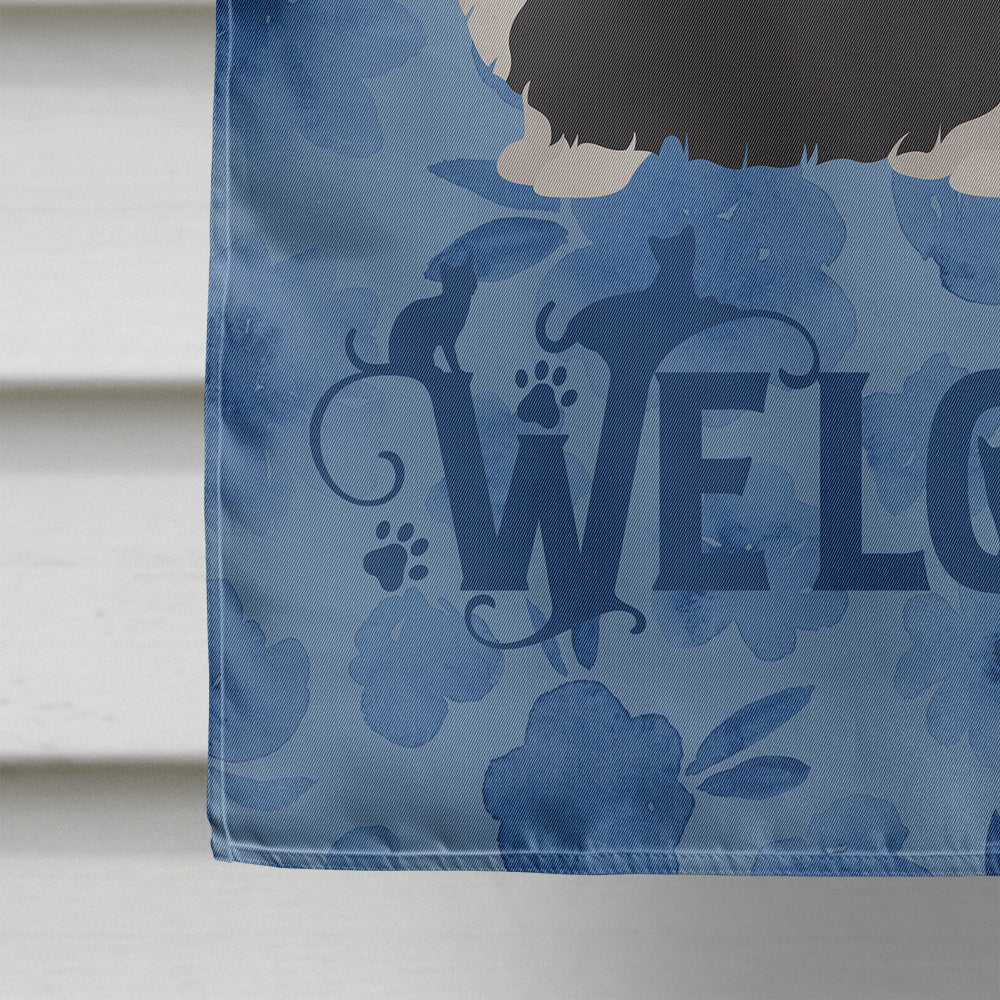 Napoleon #2 Cat Welcome House Flag 28x40 Porch Sleeve Pole Decorative Outside Yard Banner Artwork Wall Hanging, Polyester