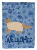 Ragdoll #2 Cat Welcome House Flag 28x40 Porch Sleeve Pole Decorative Outside Yard Banner Artwork Wall Hanging, Polyester