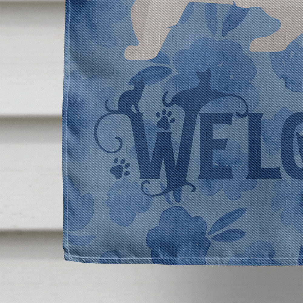 Ragdoll #3 Cat Welcome House Flag 28x40 Porch Sleeve Pole Decorative Outside Yard Banner Artwork Wall Hanging, Polyester