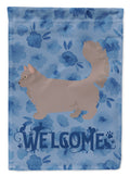 Skookum #2 Cat Welcome House Flag 28x40 Porch Sleeve Pole Decorative Outside Yard Banner Artwork Wall Hanging, Polyester