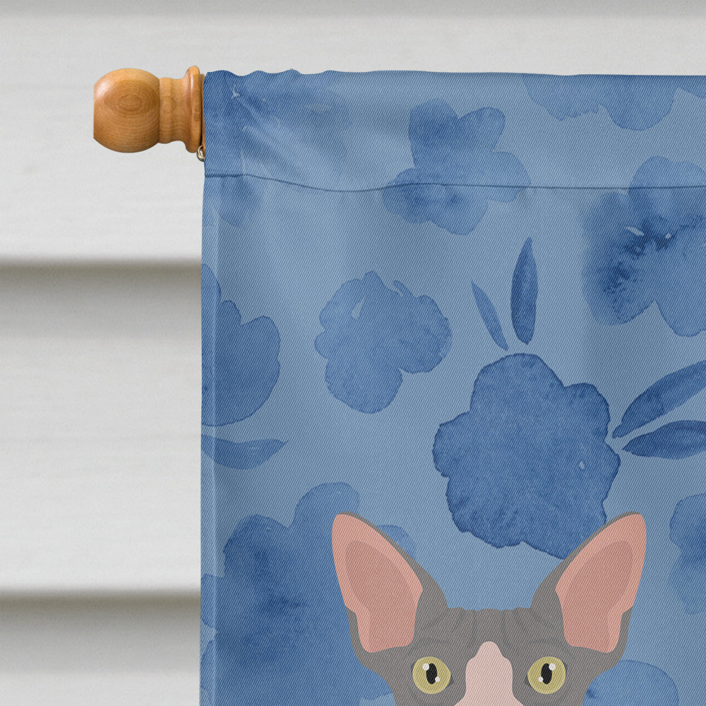 Sphynx #2 Cat Welcome House Flag 28x40 Porch Sleeve Pole Decorative Outside Yard Banner Artwork Wall Hanging, Polyester