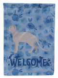 Ukrainian Levkoy #2 Cat Welcome House Flag 28x40 Porch Sleeve Pole Decorative Outside Yard Banner Artwork Wall Hanging, Polyester