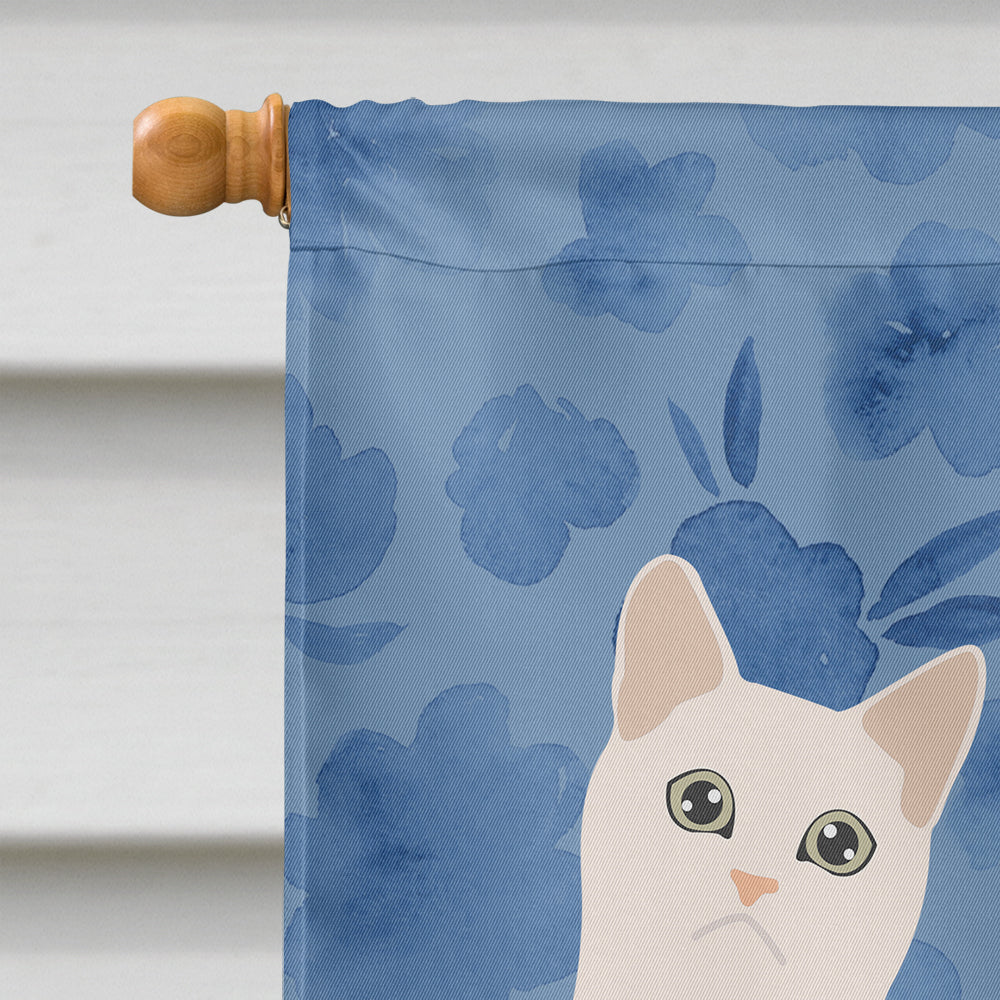 Burmilla #1 Cat Welcome House Flag 28x40 Porch Sleeve Pole Decorative Outside Yard Banner Artwork Wall Hanging, Polyester