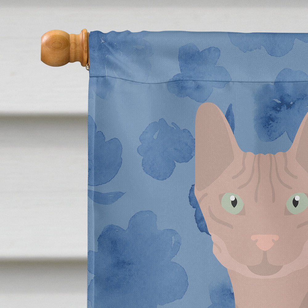 Don Sphynx Cat Welcome House Flag 28x40 Porch Sleeve Pole Decorative Outside Yard Banner Artwork Wall Hanging, Polyester
