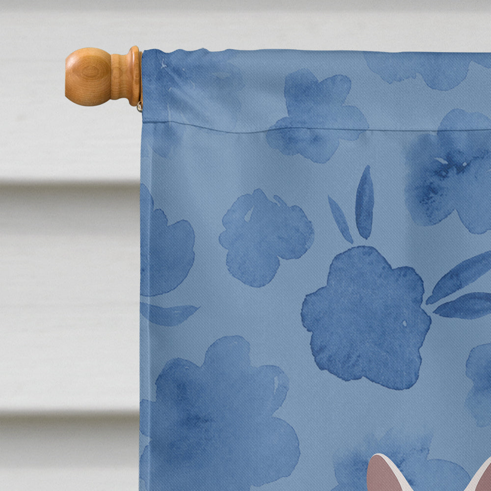 Khao Manee Cat Welcome House Flag 28x40 Porch Sleeve Pole Decorative Outside Yard Banner Artwork Wall Hanging, Polyester
