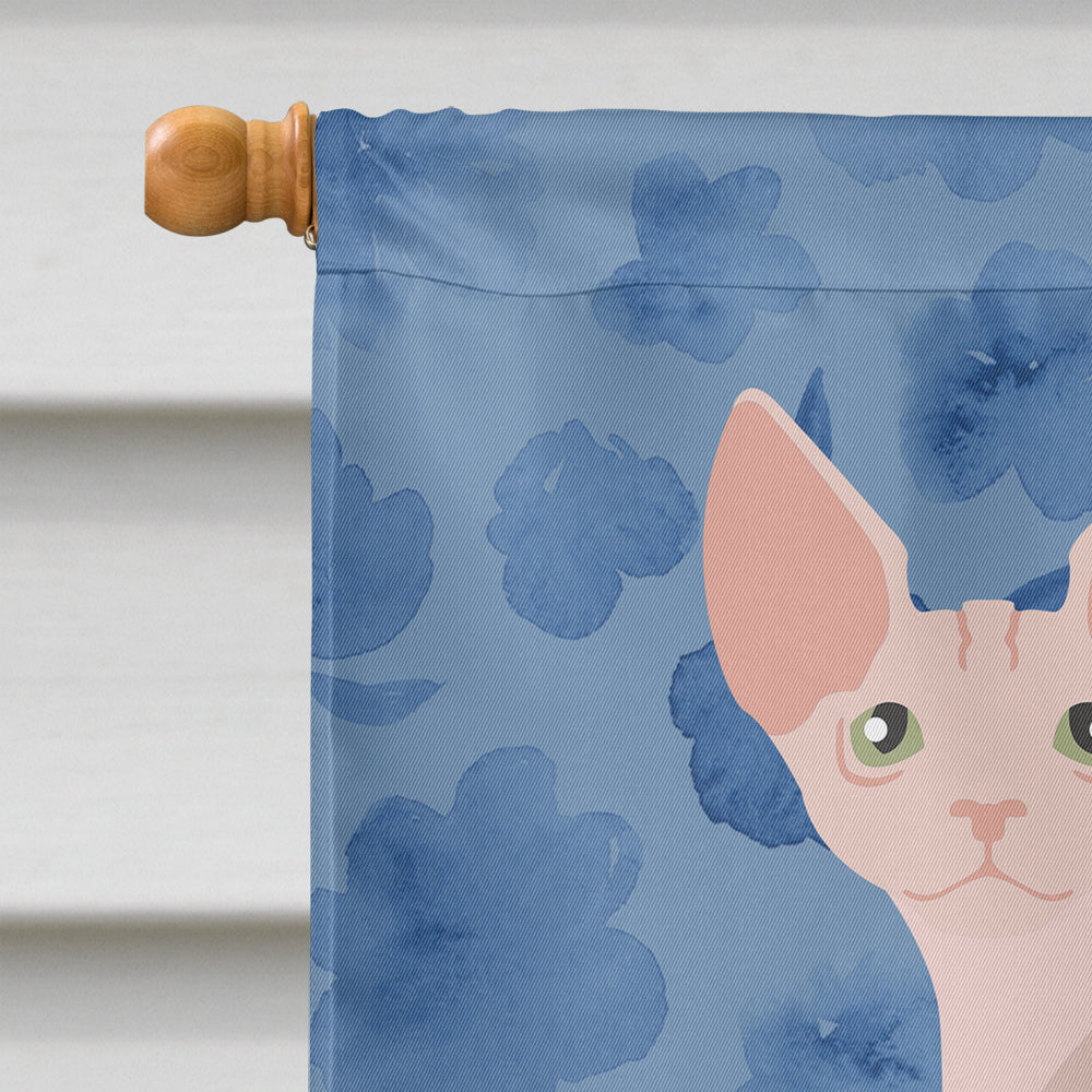 Sphynx #2 Cat Welcome House Flag 28x40 Porch Sleeve Pole Decorative Outside Yard Banner Artwork Wall Hanging, Polyester