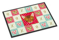 Abyssinian Cat Love Doormat Indoor Outdoor 18H X 27W Front Door Mat Rugs for Entryway, Non Slip Washable