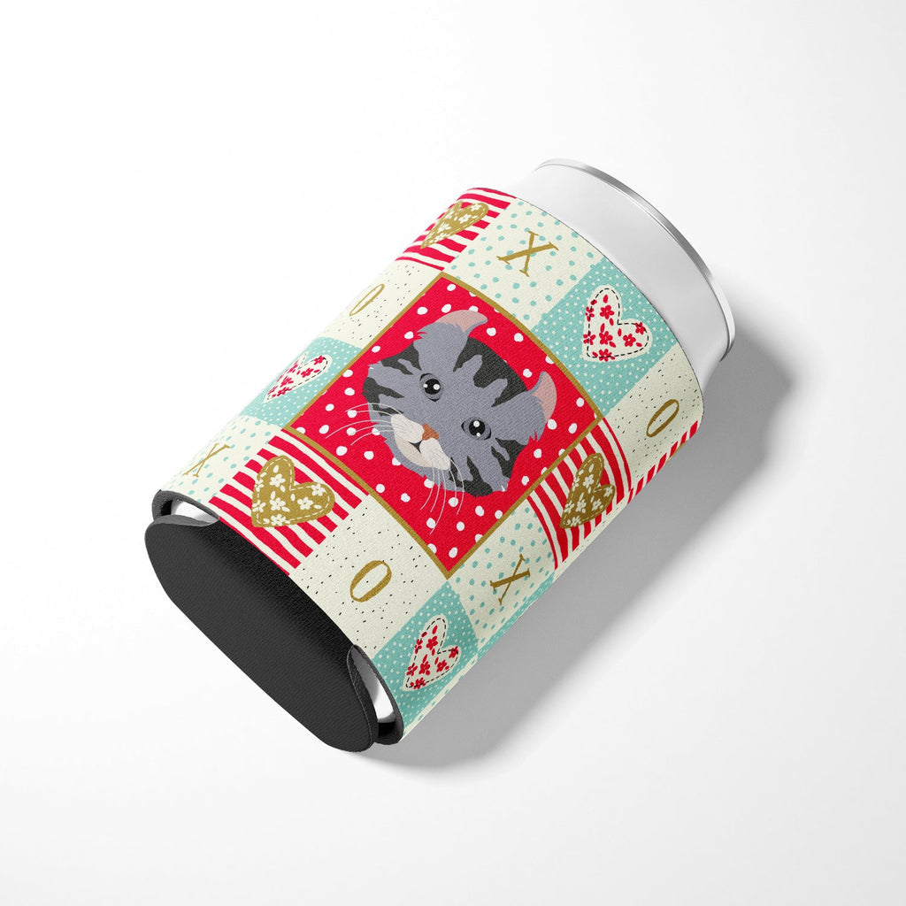 American Curl Cat Love Can or Bottle Hugger Cooler Sleeve for Standard 12 oz Cans, Insulated Foam Beer & Soda Can Hugger Reusable