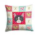 American Polydactyl Cat Love Decorative Throw Pillow 14x14 Indoor Outdoor Accent Cushion, Fabric Cover with Insert for Sofa, Bed, Porch & Living Room