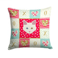 Aphrodite Giant Cat Love Decorative Throw Pillow 14x14 Indoor Outdoor Accent Cushion, Fabric Cover with Insert for Sofa, Bed, Porch & Living Room