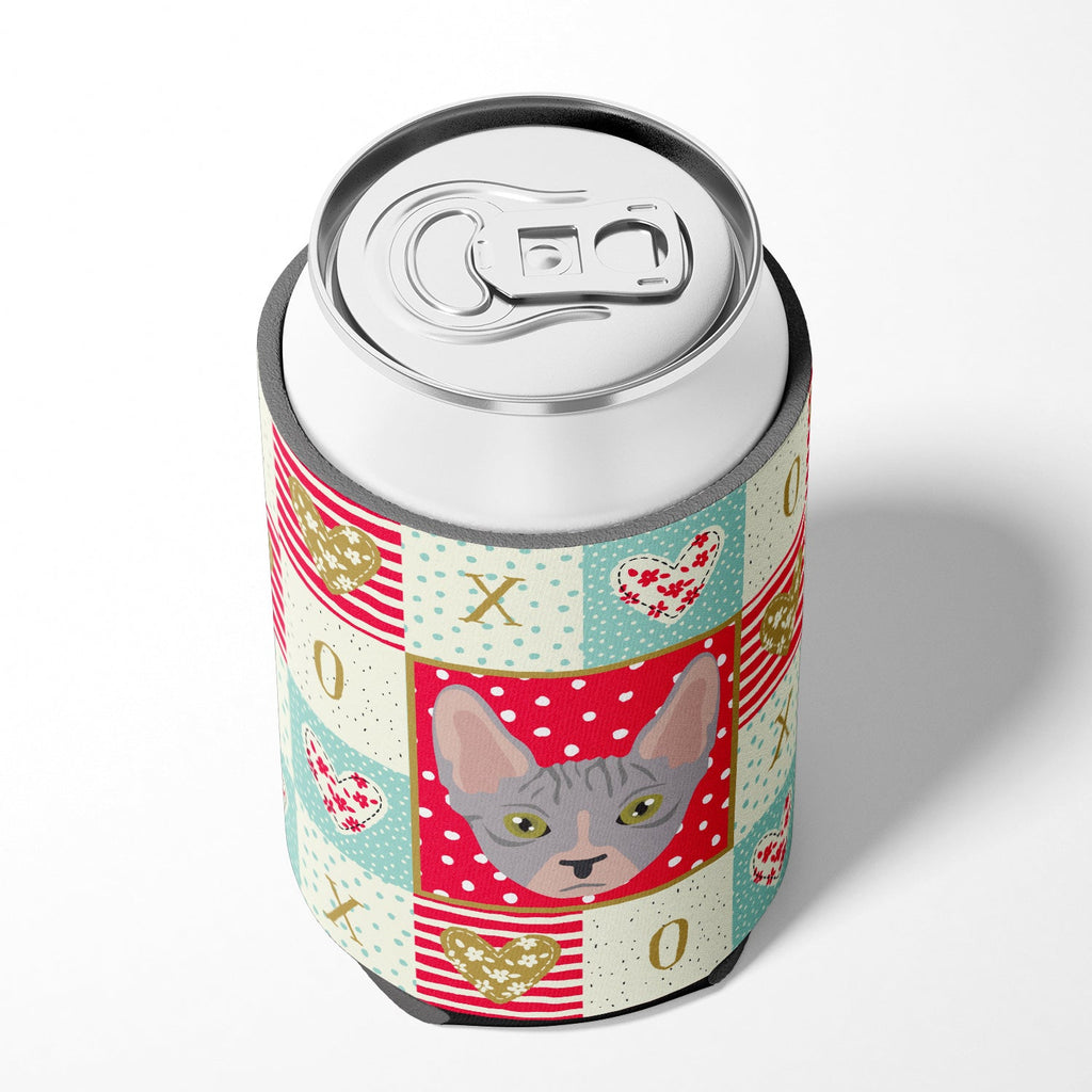 Bambino Cat Love Can or Bottle Hugger Cooler Sleeve for Standard 12 oz Cans, Insulated Foam Beer & Soda Can Hugger Reusable