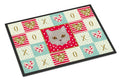 Brazilian Semi Longhair Cat Love Doormat Indoor Outdoor 18H X 27W Front Door Mat Rugs for Entryway, Non Slip Washable