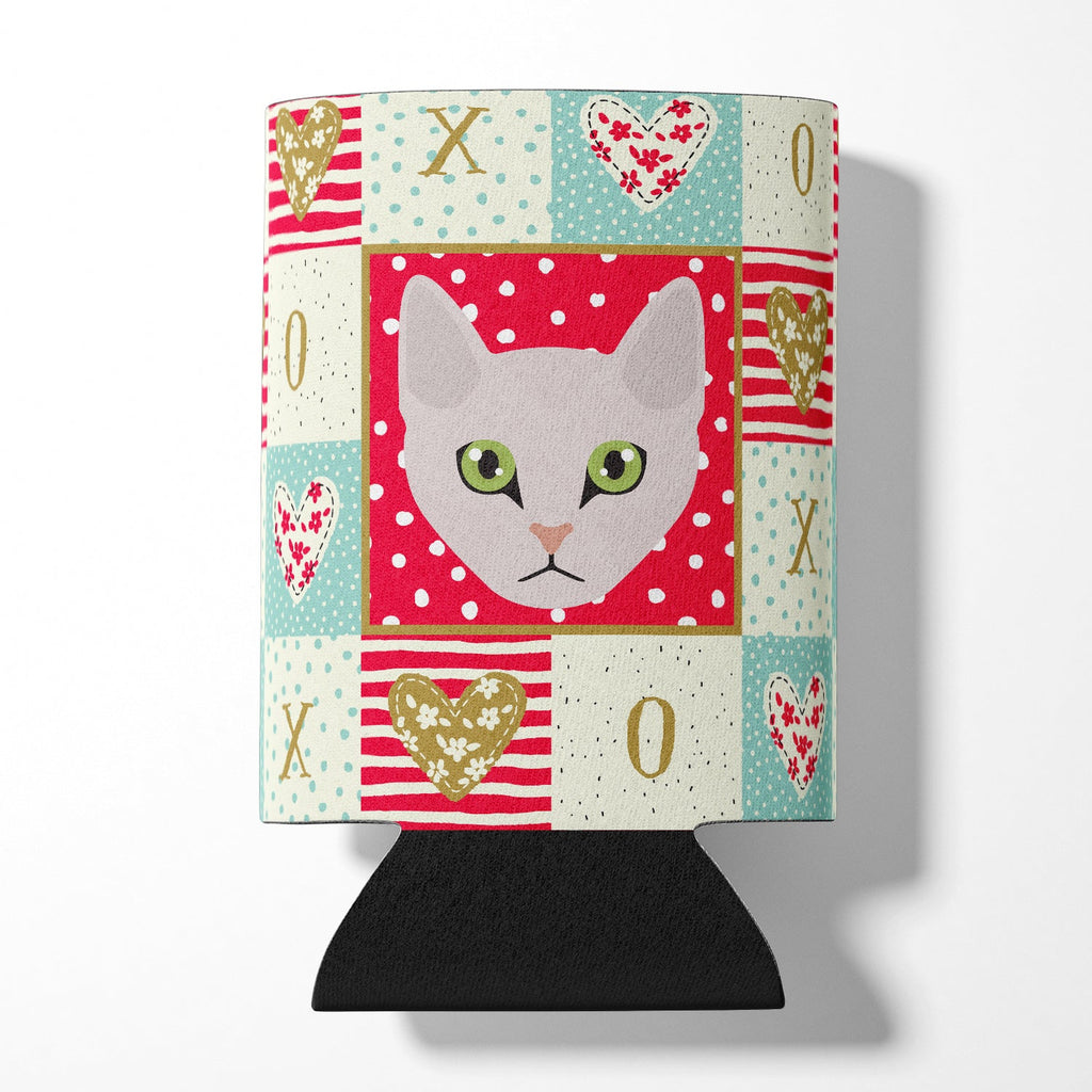 Burmilla Cat Love Can or Bottle Hugger Cooler Sleeve for Standard 12 oz Cans, Insulated Foam Beer & Soda Can Hugger Reusable