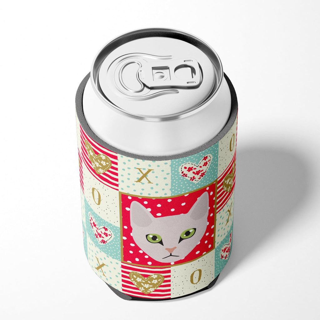 Burmilla Cat Love Can or Bottle Hugger Cooler Sleeve for Standard 12 oz Cans, Insulated Foam Beer & Soda Can Hugger Reusable