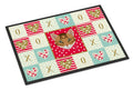 Cheetoh Cat Love Doormat Indoor Outdoor 24H X 36W Front Door Mat Rugs for Entryway, Non Slip Washable Low Pile,