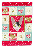 Cornish Rex Cat Love House Flag 28x40 Porch Sleeve Pole Decorative Outside Yard Banner Artwork Wall Hanging, Polyester