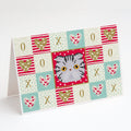 Foldex Exotic Fold Cat Love Greeting Cards Pack of 8 Blank Cards with Envelopes Whimsical A7 Size 5x7