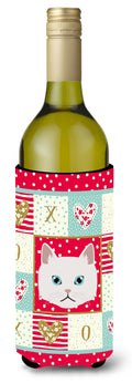 Napoleon Cat Love Wine Bottle Hugger Gift Sleeve for Standard 750 ml Bottles, Insulated Reusable Also Fits Mini Shot & Pint Bottles