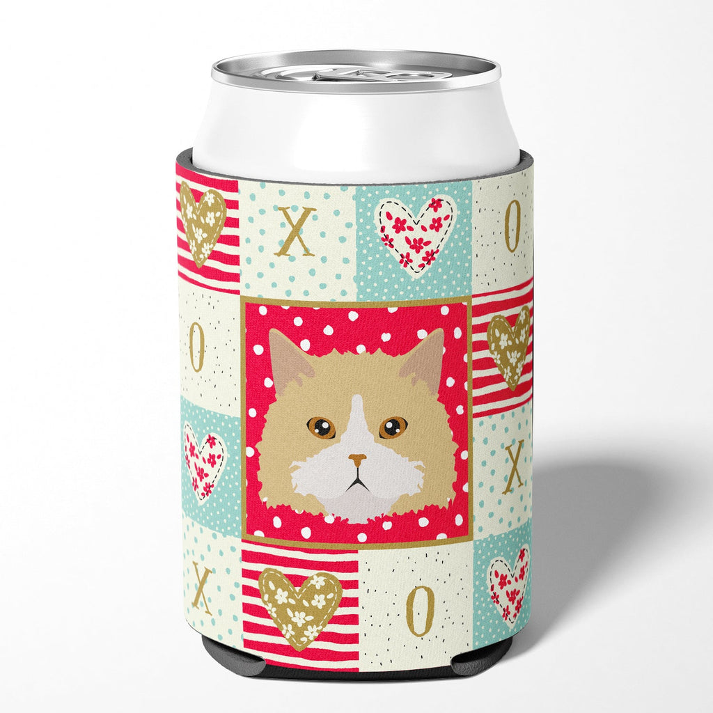 Oregon Rex Cat Love Can or Bottle Hugger Cooler Sleeve for Standard 12 oz Cans, Insulated Foam Beer & Soda Can Hugger Reusable